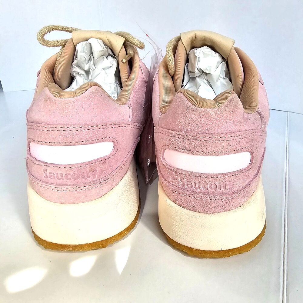 Saucony Shadow 6000 Moc Pink Gum Suede Sneakers W8 M6.5 NIB Retro - Picture 4 of 9